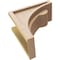 Ekena Millwork 6"W x 12"D x 12"H Classic Viola Rough Cedar Woodgrain TimberThane Corbel, Primed Tan CORUR06X12X12VIORCPR - alternate 5